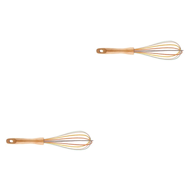 Inteprter Batidor de silicona batidor de huevos Manual mango de batidora de crema de de mano herramienta de cocina para hornear Type6 NO6 Inteprter CBP024140