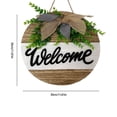 thumbnail image 3 of Fiudx Ofertas relámpago del día Letrero de bienvenida para puerta de entrada, decoración de pared, letrero de bienvenida para porche, letrero de bienvenida para exteriores, puerta de entrada, puerta,, 3 of 6