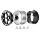 thumbnail image 5 of Llantas para 1/10 SCX10 Crawler RC Bewildely accesorios de coche modelo Plata, 5 of 6
