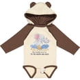 thumbnail image 3 of Inktastic My Daddy Loves Me to the Moon and Back Elephant Family Boys or Girls Long Sleeve Baby Bodysuit, 3 of 5