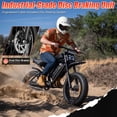 thumbnail image 6 of HiKeep 20 Inch Fat Tire Bike for Adults, 750W Motor, 48V 17.5Ah Removable Battery, 20 MPH Class 2, Full Suspension, UL2849, 6 of 9