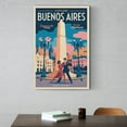 thumbnail image 6 of Buenos Aires Retro Travel Poster Vintage Argentina Tourism with Tango & Obelisco Print Poster, 6 of 8