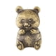 thumbnail image 3 of Figura de oso panda de latón de escritorio pequeño estatua de de panda de animales hechos a mano para decoración de dormitorios, 3 of 9