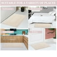 thumbnail image 3 of Home Weavers Inc Home Weavers Opulent Bathmat Absorbent Cotton Machine Washable, Reversible Bath Rug Ivory 24"x40", 3 of 5