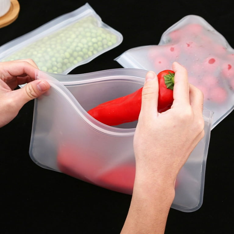 Leakproof Eva Silicone Sandwich Bags - Reusable Stand Up Zip Lock
