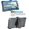 thumbnail image 6 of Tekcoo Cases for Samsung Galaxy A15 5G, [Buit-in Screen Protector] Combo Holster Belt Clip [Heavy Duty] [Kickstand] Full-Body Rugged Holster Case -Blue, 6 of 10