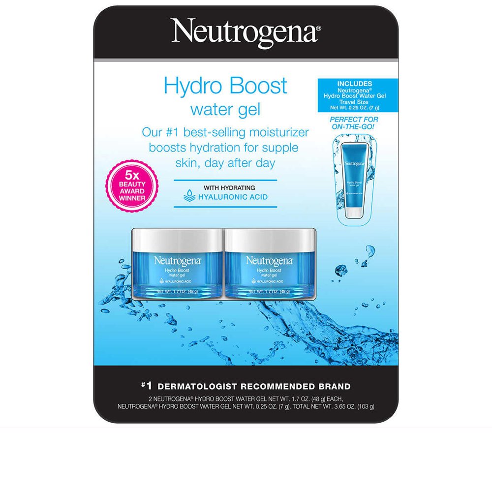 Neutrogena Hydro Boost Water Gel 1.7 oz, 2 count plus Bonus