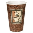 thumbnail image 2 of 16 oz. Hot Polycoated Paper Cup - Brown, Java Design (50-Piece/Bag), 2 of 2