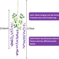 thumbnail image 2 of 36 Pack Wisteria Hanging Flowers 3.7 Feet Artificial Flowers Fake Wisteria Vine Hanging Garland Silk Flowers String for Wedding Party Home Greenery Wall Decor (White), 2 of 4