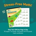 thumbnail image 2 of Cuaderno de ejercicios de problemas matemáticos de dos dígitos de una página al día de Channie para estudiantes de 1.er grado. Estudiantes de 2.o y 3.er grado ¡Simplemente corte una página al día para, 2 of 6