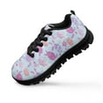 thumbnail image 4 of CHAQLIN Girls Party Shoes Kids Sneakers Tennis Running Shoes Lace-up Lightweight Breathable Walking Shoes, 4 of 9