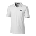 thumbnail image 2 of Men's Cutter & Buck White Gonzaga Bulldogs Forge Pencil Stripe Stretch Polo, 2 of 3