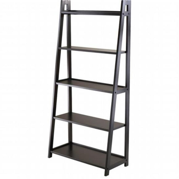 Adam 5-Tier A-Frame Shelf - Black