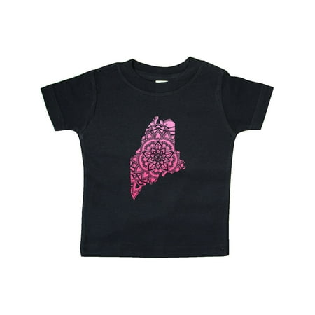 

Inktastic Maine Silhouette Mandala Gift Baby Boy or Baby Girl T-Shirt