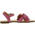 thumbnail image 2 of Yokids Cindee-73 Little Girls Flat Sandals with Front Flower Design, 2 of 4