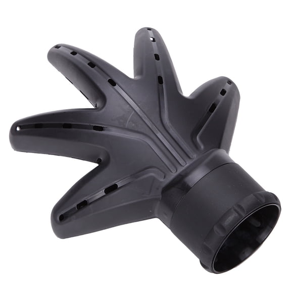 Handheld Hair Dryer Diffuser Attachment for Curly Hair, 5-Finger Palm Shape Styling Tool, Salon Quality Hair Accessory for Defined Curls & Frizz Control, Black