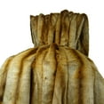 thumbnail image 5 of Thomas Collection Gold Beige Brown Chinchilla Faux Fur Throw Blanket - 16418, 5 of 5