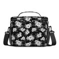 thumbnail image 3 of Lunch Box Pioneer Flower Floral Print Pattern Insulated Lunch Bag for Women Men,Medium Leakproof Lunchbox Cooler Bag Adjustable Strap,10 X 6.7 X 8 Inches, 3 of 6