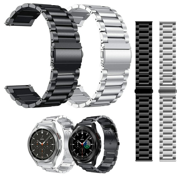 Stainless Steel Bands Compatible with Samsung Galaxy Watch, EEEkit Quick Release Watch Men, Replacement for Watch 4 44mm 40mm/Galaxy Watch 4 Classic 42mm 46mm/Galaxy Watch5 - Walmart.com