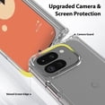thumbnail image 4 of Feishell Clear Case for Google Pixel 9 Pro Fold,Shock Absorption Non-Yellowing Transparent 2-in-1 Acrylic Back TPU Bumper Double Protection Slim Hybird Phone Case For Google Pixel 9 Pro Fold,Clear, 4 of 5