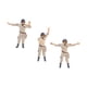 thumbnail image 4 of Figuras de Diorama a escala 1/64, 3 piezas, personajes, pilotos, Hobby, escena en miniatura pintada a mano para decoración de casa de muñecas, modelos, 4 of 9