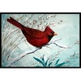 thumbnail image 1 of Carolines Treasures PJC1110JMAT Cardinal Winter Red Bird Tapis Intérieur & Extérieur - 24 x 36 Po., 1 of 4