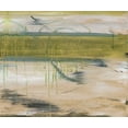 thumbnail image 2 of Combs, Joyce 17x15 White Modern Wood Framed Museum Art Print Titled - Aquatic Reflections I, 2 of 4