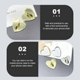 thumbnail image 2 of 10 Pcs Mobile Phone Buckles Self-adhesive Phone Cover Clasp Phone Shell Adornments, 2 of 6