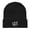 Black, variant on "Invisible Crown" (Organic Cotton Beanie) (Black)