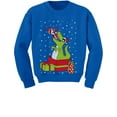 thumbnail image 1 of Tstars Boys Unisex Christmas Shirts Gift T Rex Christmas Gift Dinosaur Ugly Xmas Sweater Kids Family Holiday Shirts Xmas Party Christmas Gifts for Boy Toddler Kids Birthday Sweatshirt, 1 of 5