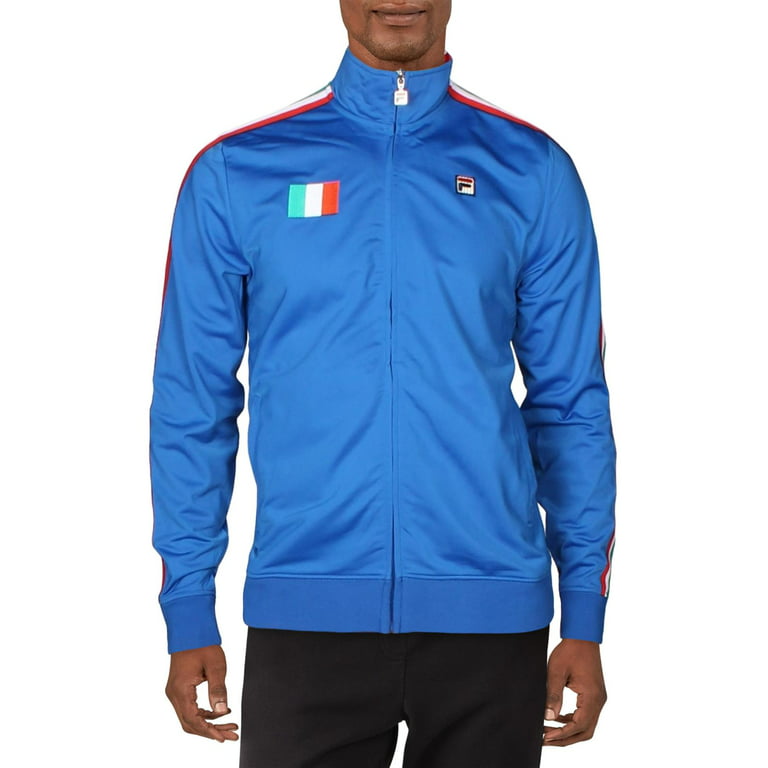 regelmatig wetgeving grote Oceaan Fila Mens Italy Fitness Activewear Track Jacket Blue XXL - Walmart.com