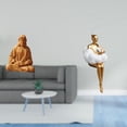 thumbnail image 2 of Figura De Resina De Niña De La Nube De Jesús Del Sagrado Corazón, Escultura De Arte Abstracto Creativo, Estatua Coleccionable Para Decoración De Oficina, Dormitorio Y Pasillo., 2 of 8