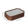 thumbnail image 2 of HIAKDOFT Retro Flowers Drawers Cabinet With Coffee Wood For Bedroom Organization 1Pack, 2 of 6