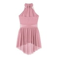 thumbnail image 6 of CHICTRY Girls Ballet Dance Dress Halter Neck Lace Leotard Tutu Skirted Lyrical Dancewear Contemporary Dance Costume Nude 10, 6 of 7