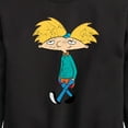 thumbnail image 3 of Hey Arnold! - Distressed Arnold - Toddler And Youth Crewneck Fleece Sweatshirt, 3 of 5