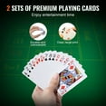 thumbnail image 5 of KFFKFF 300-Piece Poker Chip Set with Aluminum Case Cards 11.5 Gram Casino Chips, 5 of 8