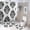 style-1043, variant on 4 Piece Bathroom Shower Curtain Sets Bathroom Sets with Shower Curtain And Rugs 4 Piece Black And White Elegant Damask Design Waterproof Personality Pattern Bath Curtain Damask Floral