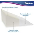 thumbnail image 4 of Abco Tech Bed Wedge Pillow Cover Case | 12 Inch Bed Wedge Pillow Removable Cover | Hypoallergenic & Machine Washable, 4 of 6