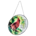 thumbnail image 2 of Dicksons Worship Red, Yellow, and Green 6.5 x 9 Inch Glass Sun Catcher with Suction Cup, 2 of 2