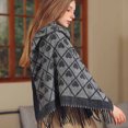 thumbnail image 2 of Bufanda a cuadros nueva de otoño e invierno 2022 para mujer, chal cálido con flecos y temperamento a la moda con estampado de amor Fridja nalpqowj27412, 2 of 5