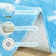 thumbnail image 2 of KIXINWA  Frozen  Princess Tent Rug, 4x4.6 Feet Frozen Rugs for Girls Bedroom, Fluffy Snowflake Rug for Frozen Room Decor, Plush Carpet for Kids Room Playroom Nursery Decor, Cute Hexagon Blue Rugs, 2 of 5