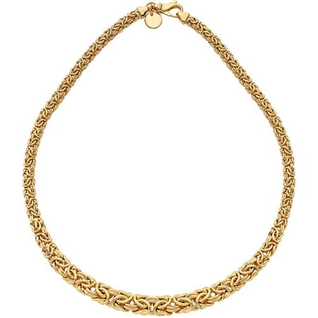 Dolce Vita 18kt Gold-Plated Graduated Byzantine Necklace