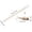 C, variant on Interactive Cat Teaser Wand with Wooden Handle, Retractable Elastic Rope, Linen Fish Feather & Bell, Durable Safe Cat Toy for Kittens & Cats