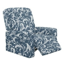 HELLHERO Vintage Pattern Print Recliner Chair Covers Couch Covers for Reclining Couches Electric Power Lift Recliner Chair Non Slip Cover with Pockets
