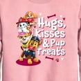 thumbnail image 2 of Paw Patrol - Hugs Kisses Pup Treats - Toddler And Youth Crewneck Fleece Sweatshirt, 2 of 5