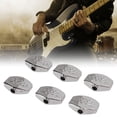 thumbnail image 3 of 6Pcs Guitar Tuning Peg Tuners Button Machine Head Replacement Buttons Knob Metal Carved Big Square, 3 of 8