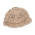 thumbnail image 4 of Sombrero de cubo para otoño e invierno, bonito sombrero de pescador, cálido, talla única, hecho a mano, único para chicas adolescentes, mujeres Yinane sombrero de copa, 4 of 6
