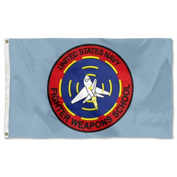 Cayyon Navy Fighter Weapons School Flag 3x5Feet Banner with 2 Brass Grommets