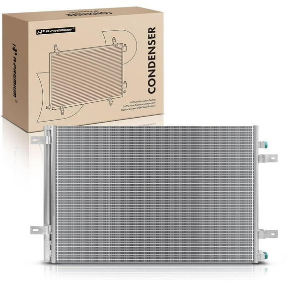 A-Premium Air Conditioning A/C Condenser Compatible with Ford F-250 Super Duty, F-350 Super Duty, 2011-2016, V8 6.2L, Replace# BC3Z19712B