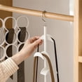 thumbnail image 2 of Space Saving Rotating Closets Hook Systems 4 Hanger Design For Bag Storage Accessories Organization 22LB Capacity, 2 of 9